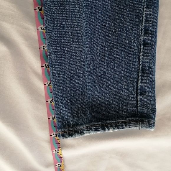 Levi's Premium Wedgie Jeans in These Dreams Medium Wash High Waist Ankle 26 - Picture 15 of 16
